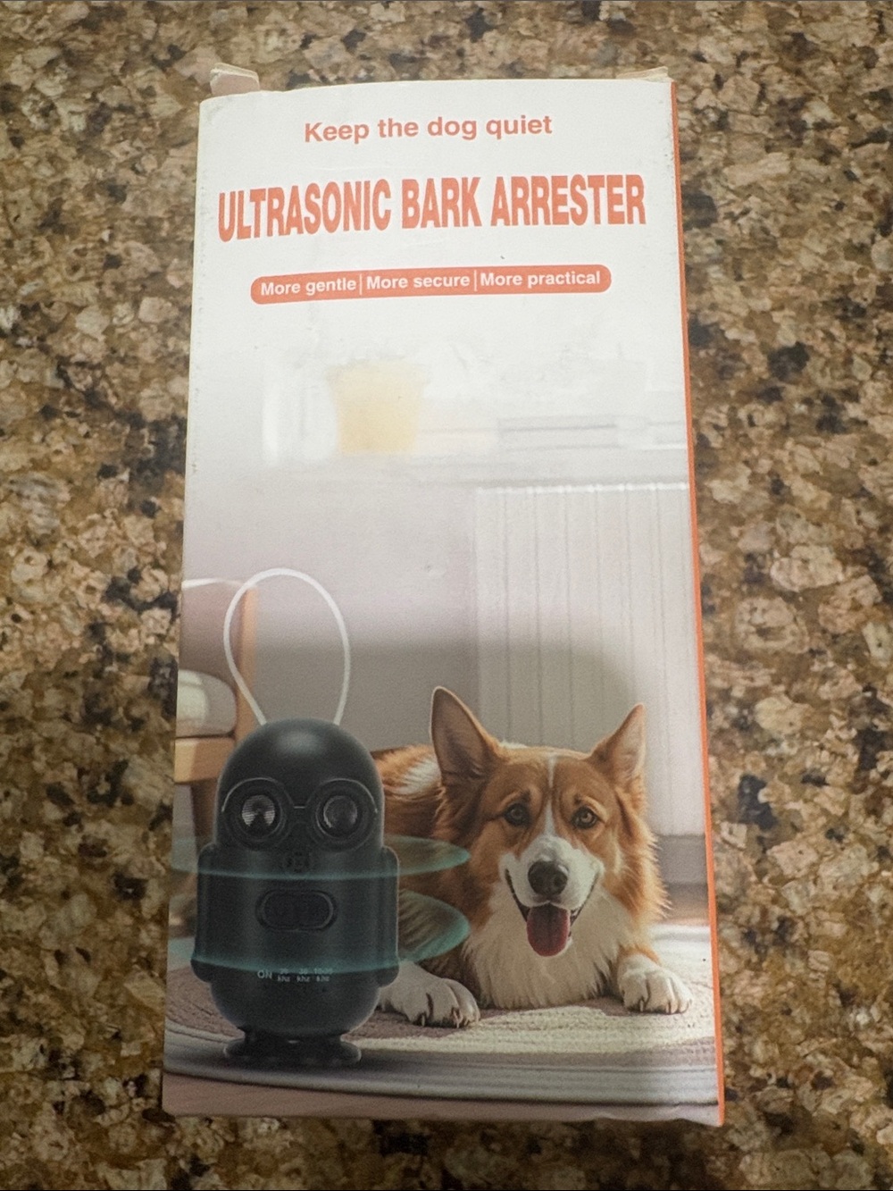Ultrasonic Bark Arrester - Black - Keep the Dog Quiet